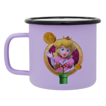 Princess Peach Toadstool, Κούπα Μεταλλική εμαγιέ ΜΑΤ Light Pastel Purple 360ml