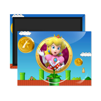 Princess Peach Toadstool, Ορθογώνιο μαγνητάκι ψυγείου διάστασης 9x6cm