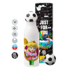 Soccer Metal mug thermos, double wall, 550ml