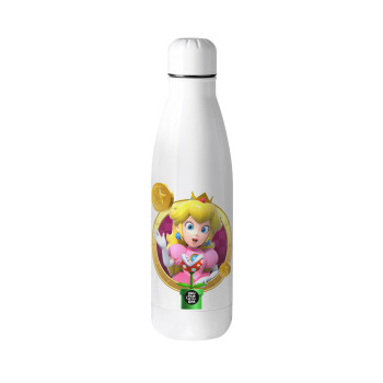 Princess Peach Toadstool, Μεταλλικό παγούρι θερμός (Stainless steel), 500ml