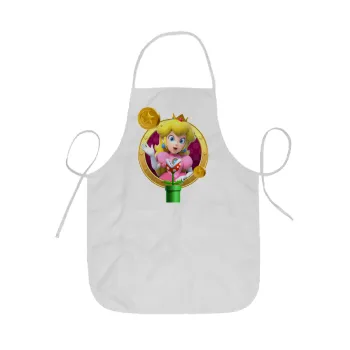 Princess Peach Toadstool, Ποδιά Σεφ ολόσωμη κοντή  Παιδική (44x62cm)