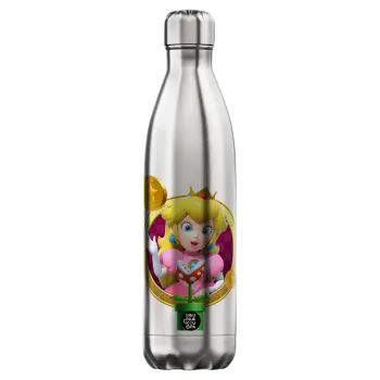 Princess Peach Toadstool, Inox (Stainless steel) hot metal mug, double wall, 750ml