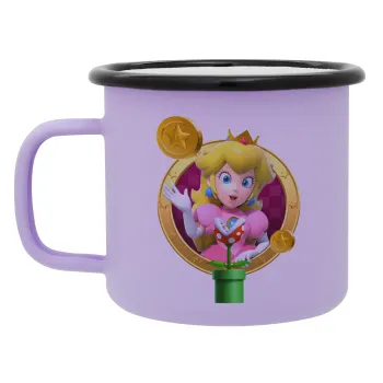 Princess Peach Toadstool, Κούπα Μεταλλική εμαγιέ ΜΑΤ Light Pastel Purple 360ml