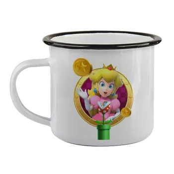 Princess Peach Toadstool, Κούπα εμαγιέ με μαύρο χείλος 360ml
