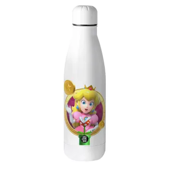 Princess Peach Toadstool, Μεταλλικό παγούρι θερμός (Stainless steel), 500ml