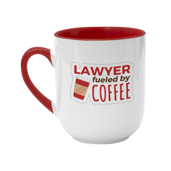 Lawyer fueled by coffee, Κούπα κεραμική tapered 260ml