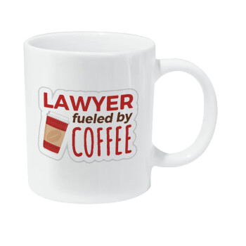 Lawyer fueled by coffee, Κούπα Giga, κεραμική, 590ml