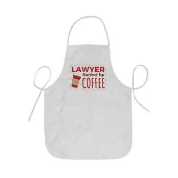 Lawyer fueled by coffee, Ποδιά Σεφ ολόσωμη κοντή  Παιδική (44x62cm)