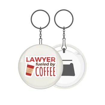 Lawyer fueled by coffee, Μπρελόκ μεταλλικό 5cm με ανοιχτήρι