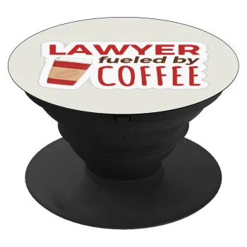 Lawyer fueled by coffee, Phone Holders Stand  Black Hand-held Mobile Phone Holder