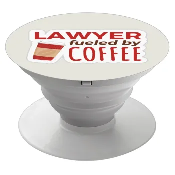 Lawyer fueled by coffee, Phone Holders Stand  White Hand-held Mobile Phone Holder
