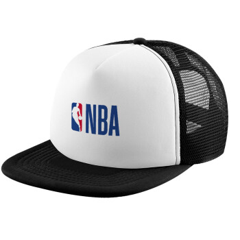 NBA Classic, Καπέλο Soft Trucker με Δίχτυ Black/White 