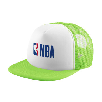 NBA Classic, Καπέλο Soft Trucker με Δίχτυ Πράσινο/Λευκό