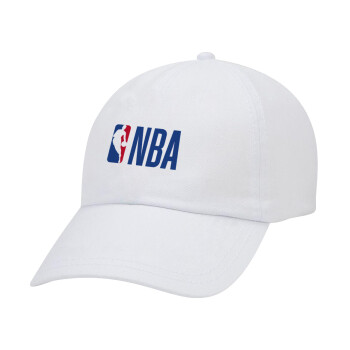 NBA Classic, Καπέλο ενηλίκων Jockey Λευκό (snapback, 5-φύλλο, unisex)