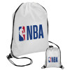 NBA Classic, Τσάντα πουγκί με μαύρα κορδόνια 45χ35cm (1 τεμάχιο)