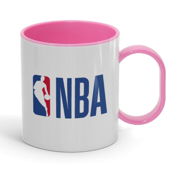 NBA Classic, Κούπα (πλαστική) (BPA-FREE) Polymer Ροζ για παιδιά, 330ml