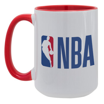 NBA Classic, Κούπα Mega 15oz, κεραμική Κόκκινη, 450ml