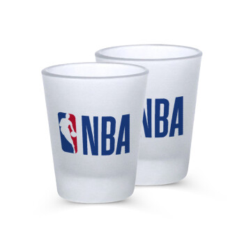 NBA Classic, Σφηνοπότηρα γυάλινα 45ml του πάγου (2 τεμάχια)