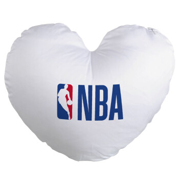 NBA Classic, Μαξιλάρι καναπέ καρδιά 40x40cm περιέχεται το  γέμισμα