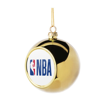 NBA Classic, Χριστουγεννιάτικη μπάλα δένδρου Χρυσή 8cm