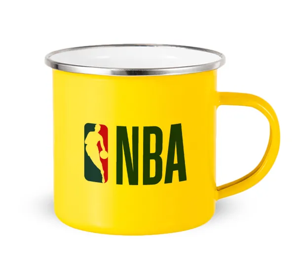 NBA Classic — Yellow Enamel Metallic Cup 360ml