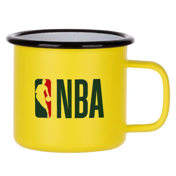 NBA Classic — Κούπα Μεταλλική εμαγιέ ΜΑΤ Κίτρινη 360ml