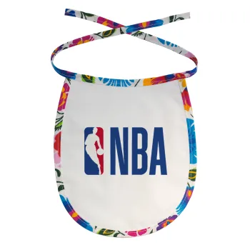 NBA Classic, Σαλιάρα μωρού αλέκιαστη με κορδόνι Χρωματιστή