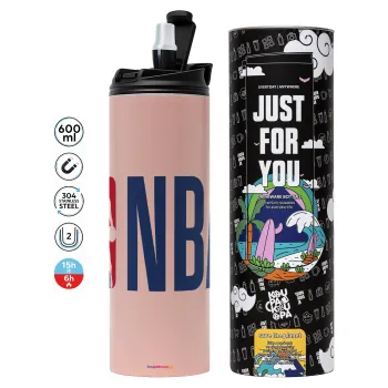 NBA Classic, Tumbler stainless steel PINK 600ml
