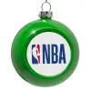 Green Christmas tree ornament bauble 8cm