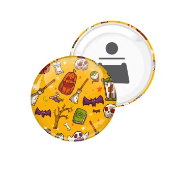 Happy Halloween, Μαγνητάκι και ανοιχτήρι μπύρας στρογγυλό διάστασης 5,9cm