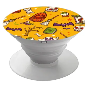 Happy Halloween, Phone Holders Stand  Λευκό Βάση Στήριξης Κινητού στο Χέρι