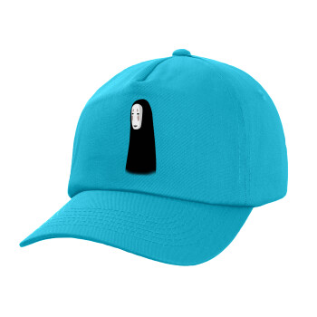 Spirited Away No Face, Καπέλο παιδικό Baseball, 100% Βαμβακερό Twill, Γαλάζιο (ΒΑΜΒΑΚΕΡΟ, ΠΑΙΔΙΚΟ, UNISEX, ONE SIZE)