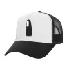 Καπέλο Ενηλίκων Structured Trucker, με Δίχτυ, ΛΕΥΚΟ/ΜΑΥΡΟ (100% ΒΑΜΒΑΚΕΡΟ, ΕΝΗΛΙΚΩΝ, UNISEX, ONE SIZE)