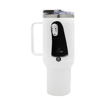Spirited Away No Face, Mega Stainless steel Tumbler with lid, double wall 1,2L