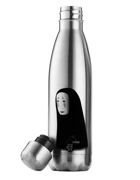 Spirited Away No Face — Μεταλλικό παγούρι θερμός Inox (Stainless steel), διπλού τοιχώματος, 500ml