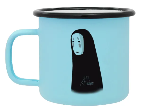 Spirited Away No Face — Κούπα Μεταλλική εμαγιέ ΜΑΤ σιέλ 360ml