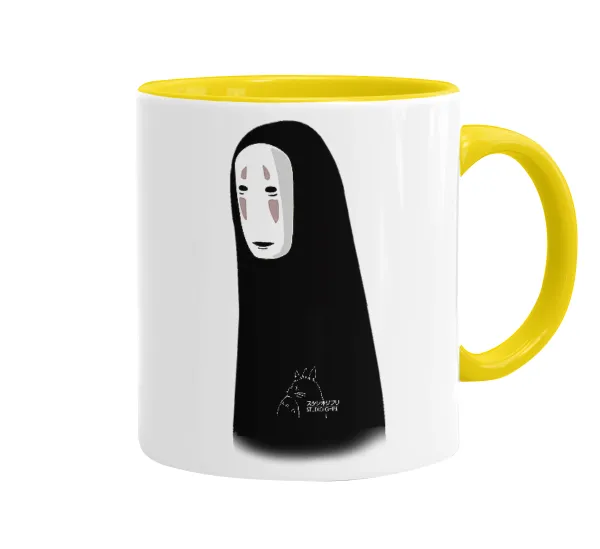 Spirited Away No Face — Κεραμική Κίτρινη, 330ml