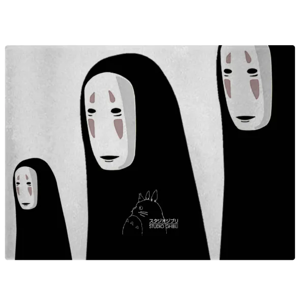 Spirited Away No Face — Επιφάνεια κοπής γυάλινη (38x28cm)