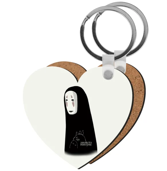 Spirited Away No Face — Ξύλινο καρδιά