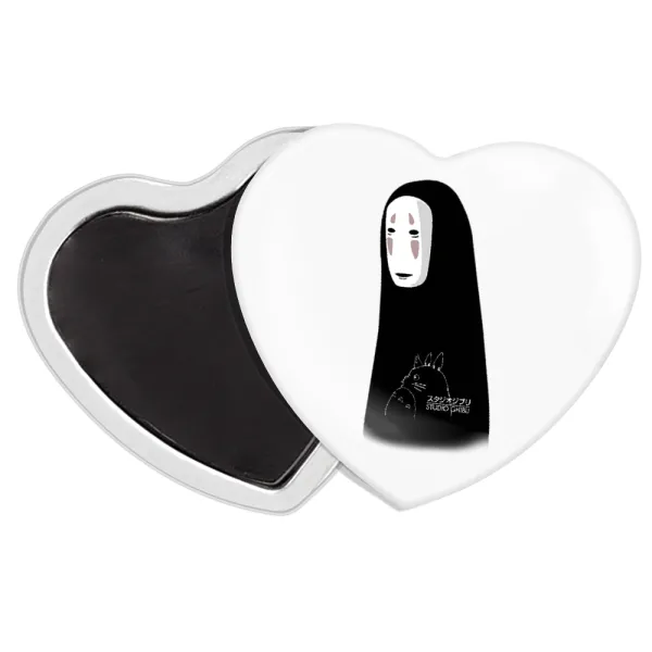 Spirited Away No Face — Μαγνητάκι καρδιά (57x52mm)