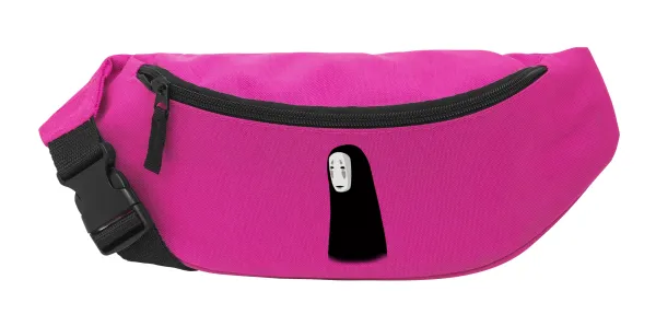 Spirited Away No Face — Unisex waist bag (banana) in PINK color with 2 pockets