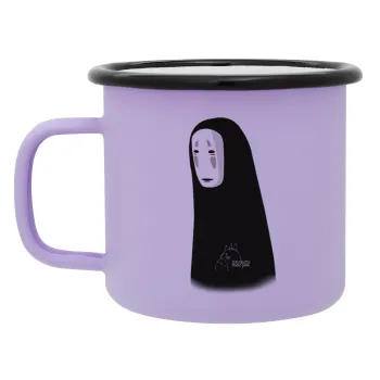 Spirited Away No Face, Κούπα Μεταλλική εμαγιέ ΜΑΤ Light Pastel Purple 360ml