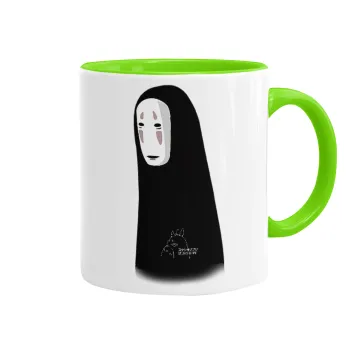 Spirited Away No Face, Κούπα χρωματιστή βεραμάν, κεραμική, 330ml