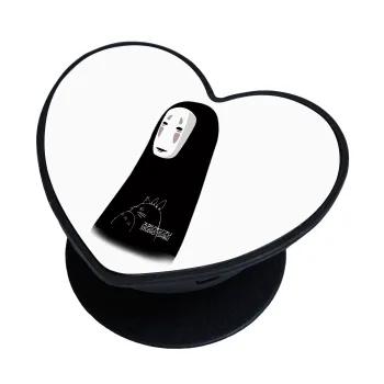 Spirited Away No Face, Phone Holders Stand  καρδιά Μαύρο Βάση Στήριξης Κινητού στο Χέρι