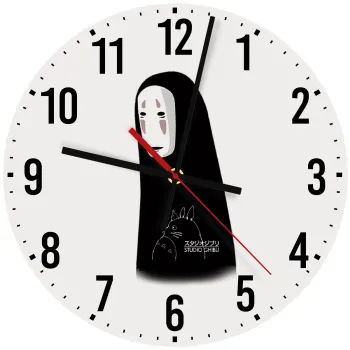 Spirited Away No Face, Ρολόι τοίχου ξύλινο (30cm)