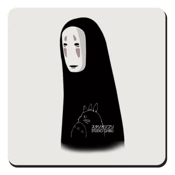 Spirited Away No Face, Τετράγωνο μαγνητάκι ξύλινο 9x9cm