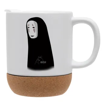Spirited Away No Face, Κούπα, κεραμική με βάση φελού και καπάκι (ΜΑΤ), 330ml