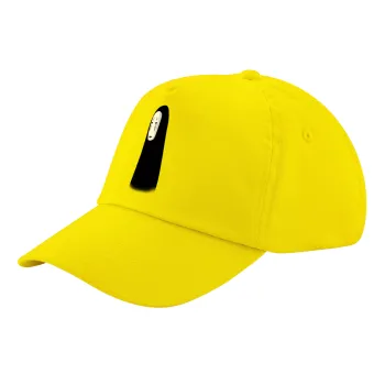 Spirited Away No Face, Καπέλο παιδικό Baseball, 100% Βαμβακερό Twill, Κίτρινο (ΒΑΜΒΑΚΕΡΟ, ΠΑΙΔΙΚΟ, UNISEX, ONE SIZE)