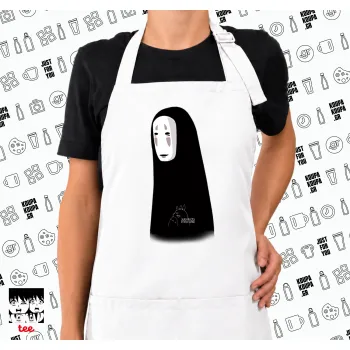 Spirited Away No Face, Ποδιά μακριά Σεφ ολόσωμη με τσέπες white (ΕΝΗΛΙΚΩΝ)