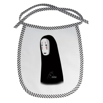 Spirited Away No Face, Σαλιάρα μωρού αλέκιαστη με κορδόνι Μαύρη